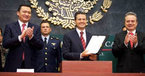 El Presidente Peña Nieto anuncia la Reforma Energética.