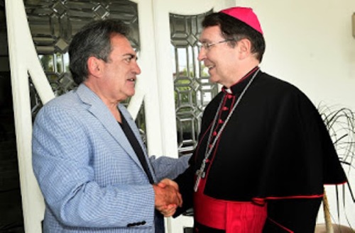 El Nuncio Apostólico en Aguascalientes