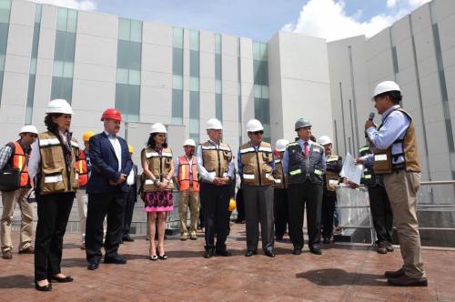Supervisión a las obras casi terminadas del nuevo Hospital Hidalgo